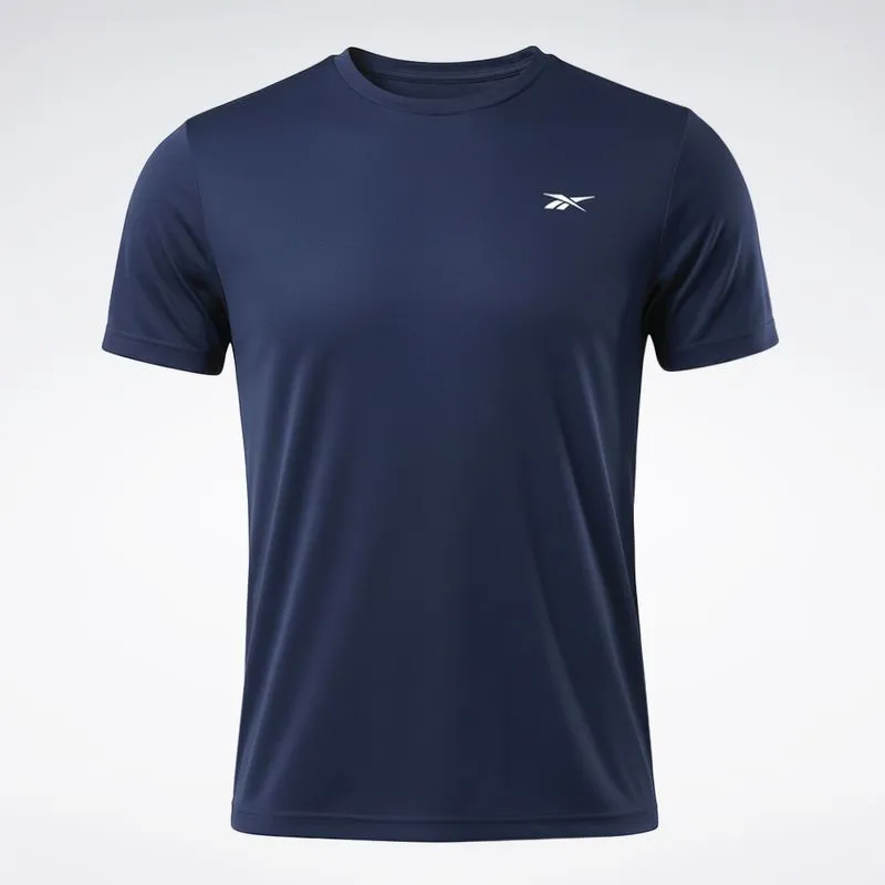 Camiseta Reebok Manga Curta Agile Masculina Azul - M