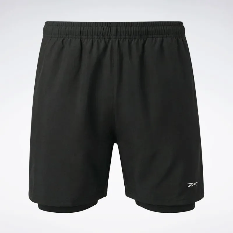 Short Reebok 2N1 5 Agile Masculino Preto - GG