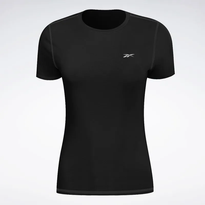 Camiseta Reebok Manga Curta Impact Feminina Preto - GG