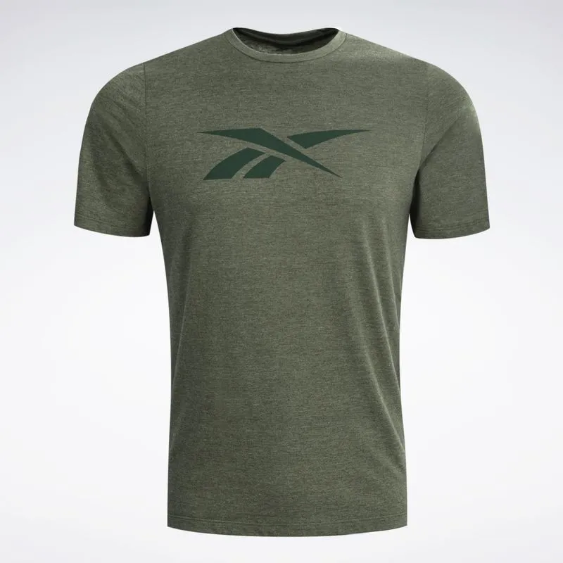 Camiseta Reebok Train Masculina Verde - M
