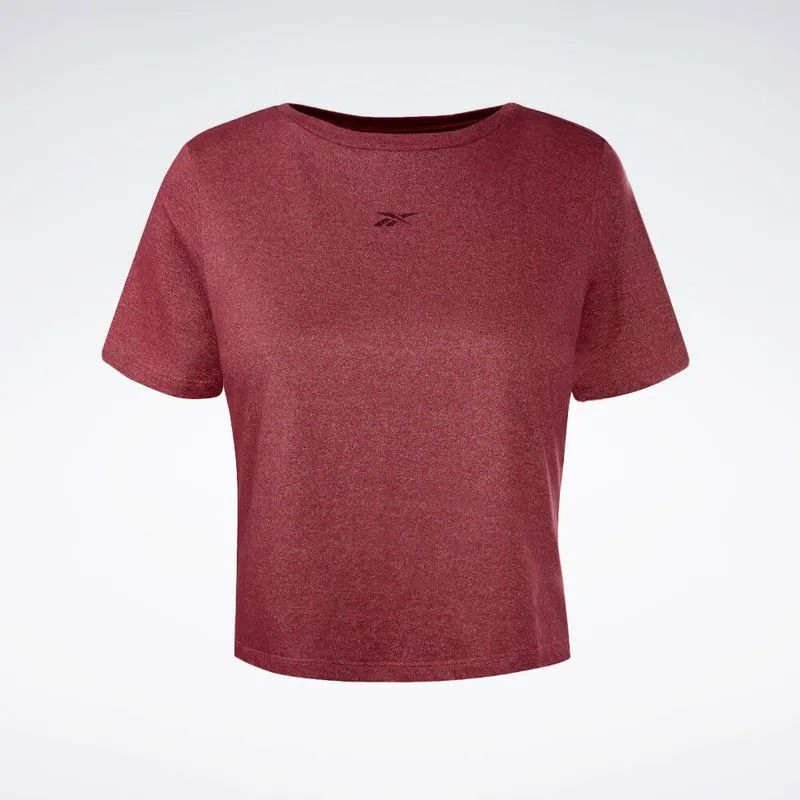 Camiseta Reebok Train Cropped Feminina Vinho - GG
