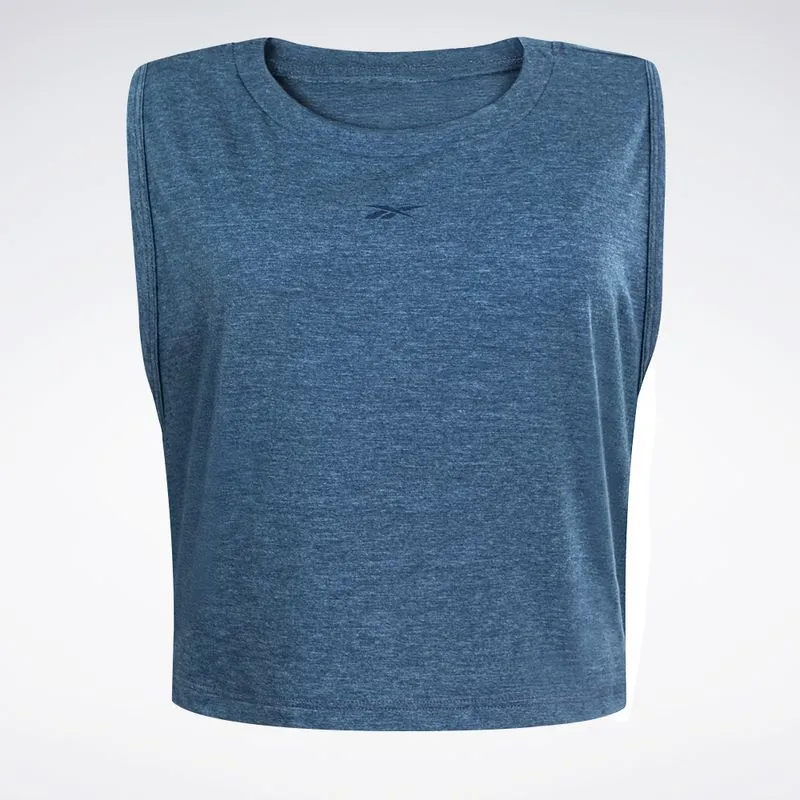 Regata Reebok Train Cropped Feminina Azul - M