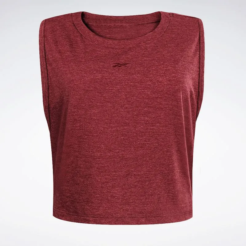 Regata Reebok Train Cropped Feminina Vinho - P
