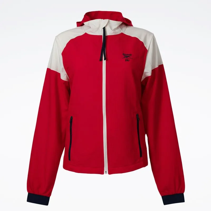 Conjunto Reebok Colete Retro RBK+NV Feminino Vermelho - GG