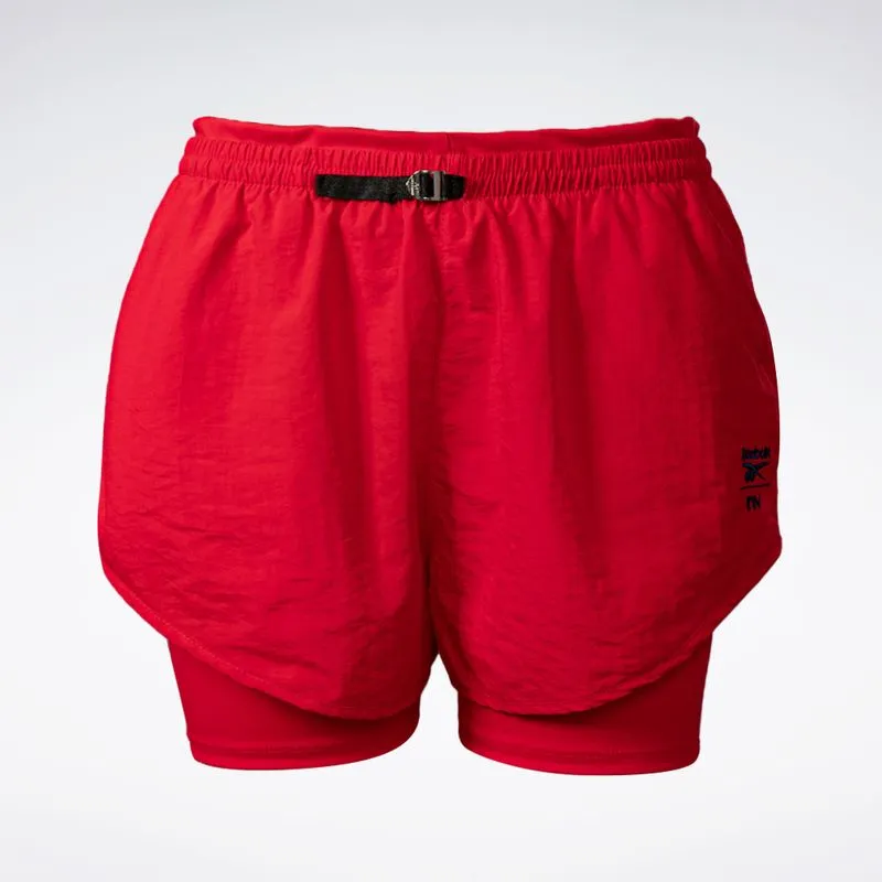 Short Reebok Retro RBK+NV Feminino Vermelho - P