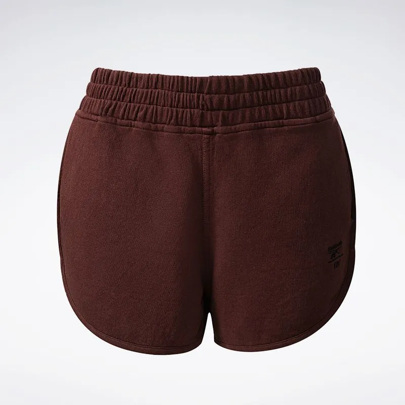 Short Reebok Heritage RBK+NV Feminino Marrom - G