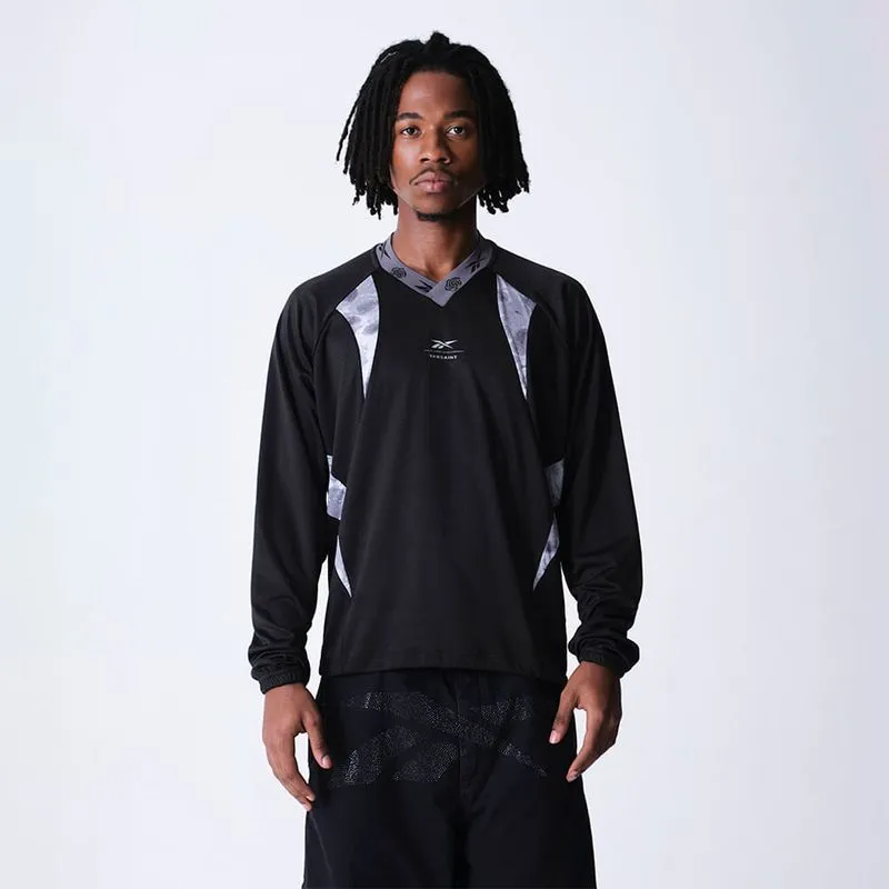 Blusa Reebok & Thesaint Crewneck Cracked Concrete Masculina Preto - G