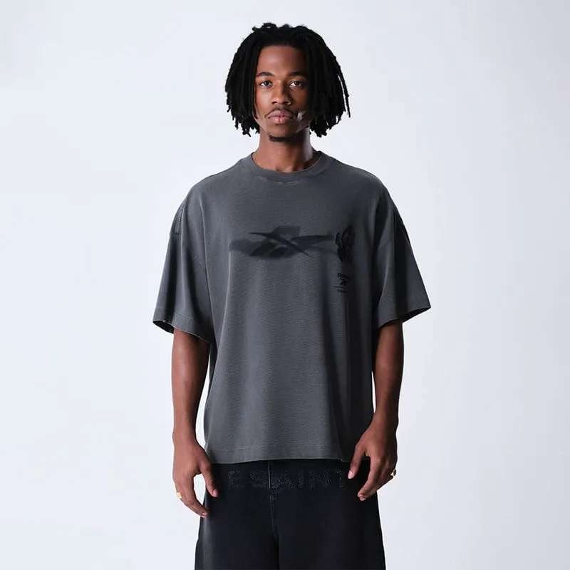 Camiseta Reebok & Thesaint Wide Boxy Shadow Masculina Preto - GG