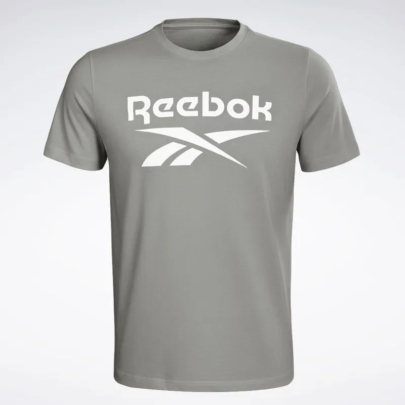 Camiseta Reebok Oportunity Logo Masculina Cinza - PP