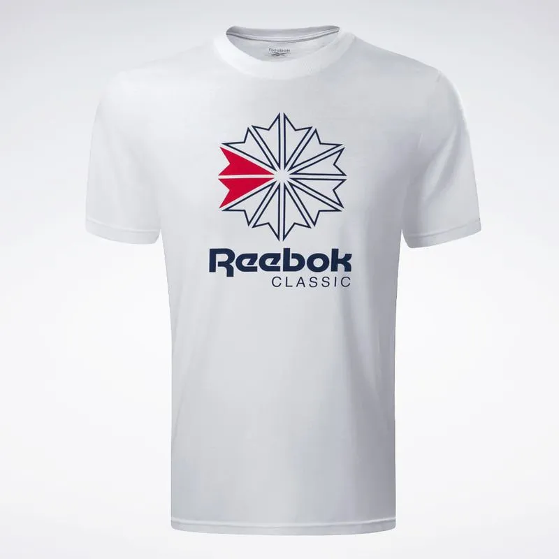 Camiseta Reebok Oportunity Star Crest Masculina Branco - 2GG