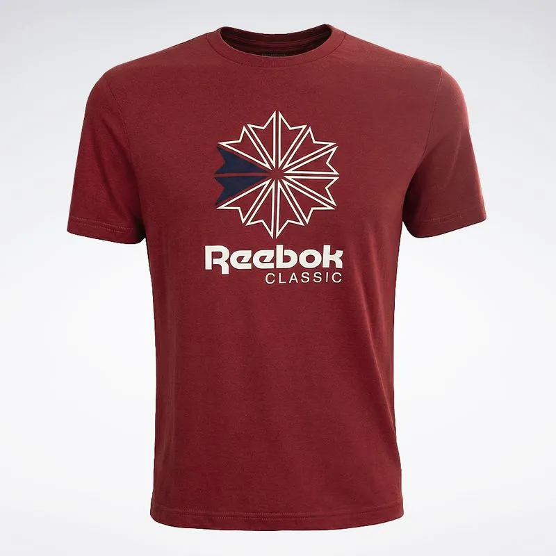 Camiseta Reebok Oportunity Star Crest Masculina Vinho - GG