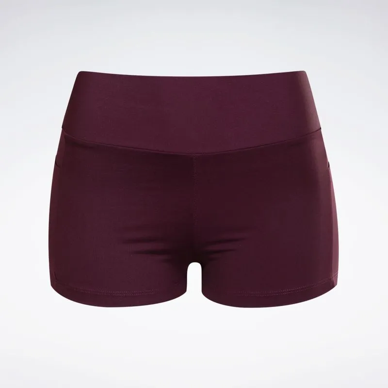 Short Curto Reebok compressão Opportunity Feminino Vinho - G