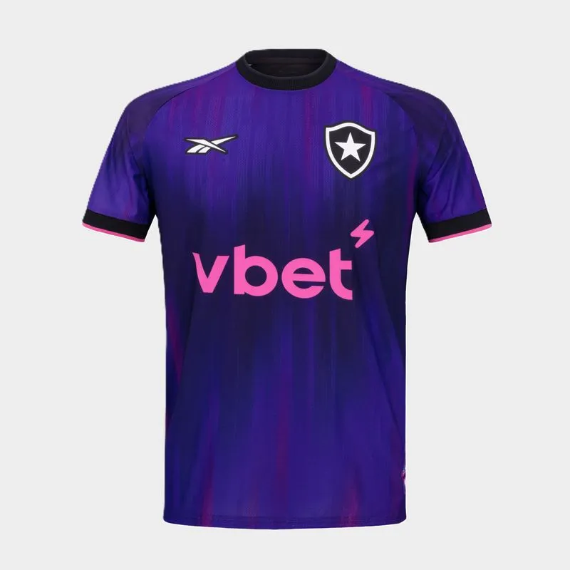 Camisa Reebok V Botafogo Masculina 25/26 Roxo - M