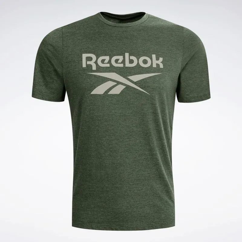 Camiseta Reebok Oportunity Logo Masculina Verde - G