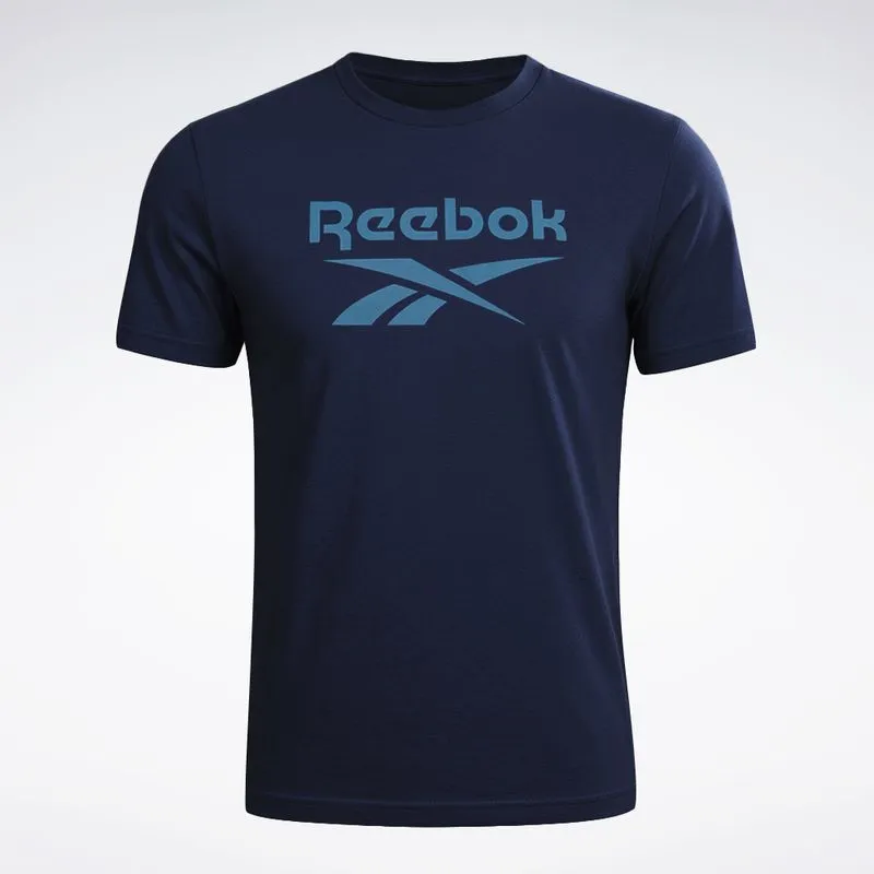 Camiseta Reebok Oportunity Logo Masculina Marinho - GG