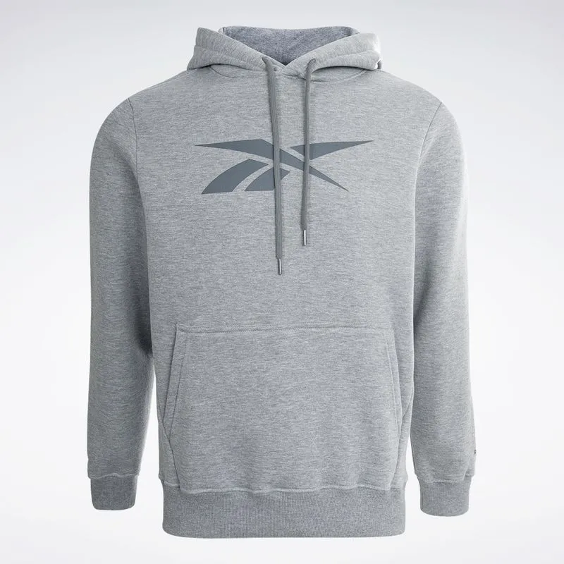 Blusa Reebok M Vector Hooded Masculina Cinza - M