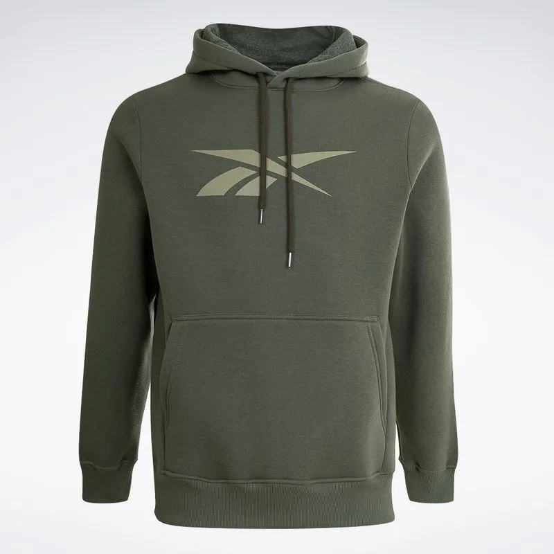 Blusa Reebok M Vector Hooded Masculina Verde - P