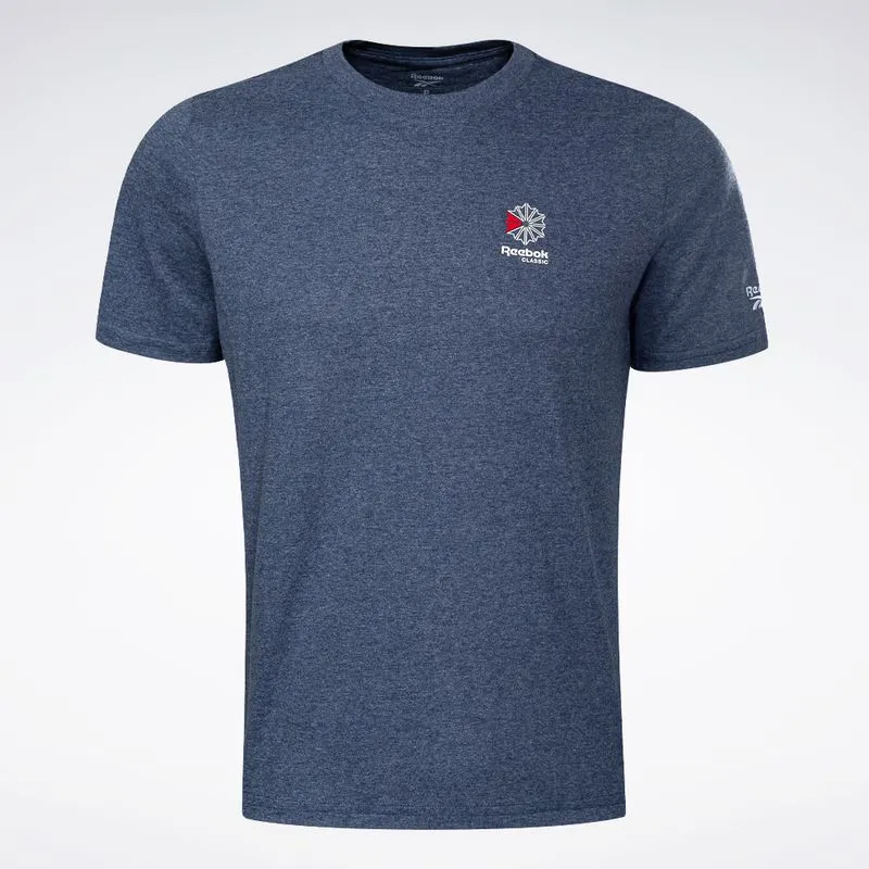 Camiseta Reebok Small Star Crest Masculina Marinho - M