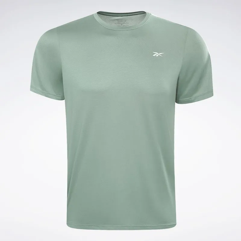 Camiseta Reebok Basic RN Masculina Verde acinzentado - 2GG