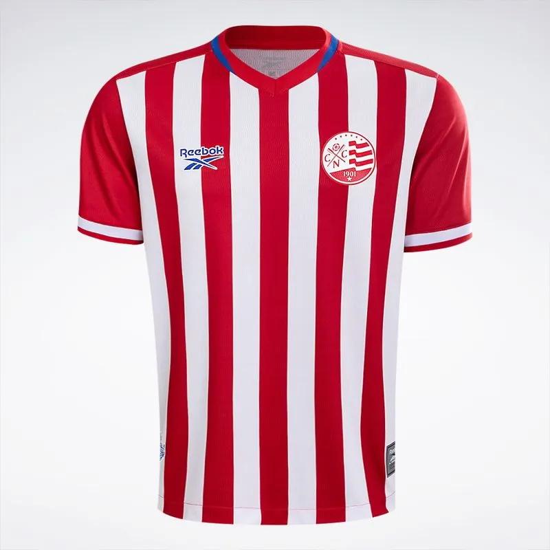 Camisa Reebok Home Náutico Masculina 26/27 Branco e vermelho - M