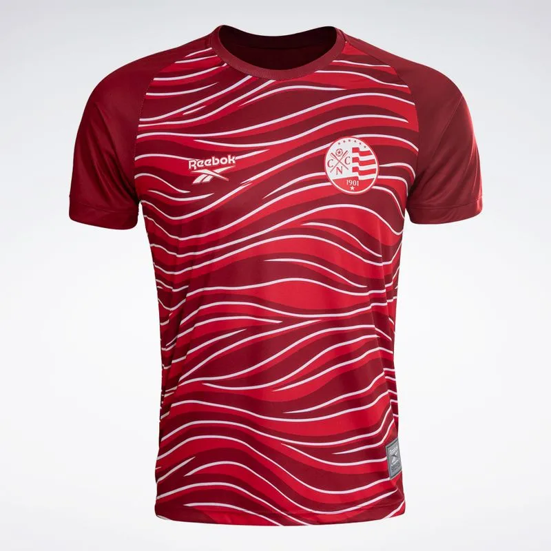 Camisa Reebok Pre Match Náutico Masculina 26/27 Vinho - M