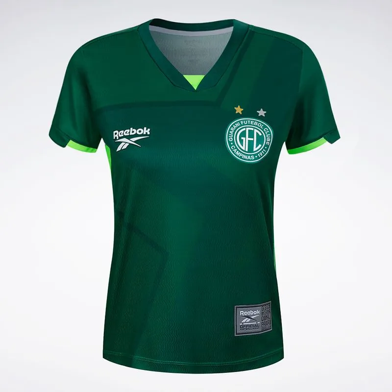 Camisa Reebok Home Guarani Feminina 26/27 Verde - G
