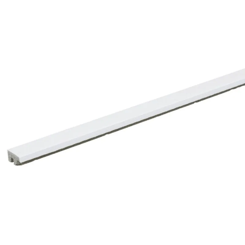 Rodapé De Poliestireno Liso Branco 240x3cm Branco