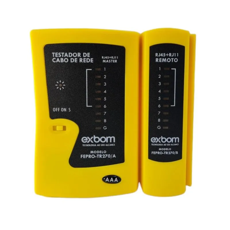 Testador Cabo De Rede Profissional Lan Rj45 Telefone Rj11