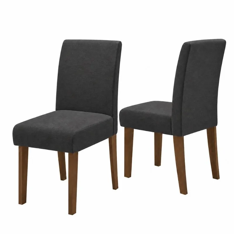 Conjunto Com 2 Cadeiras Estofada Sala De Jantar Trieste Siena Dobuê