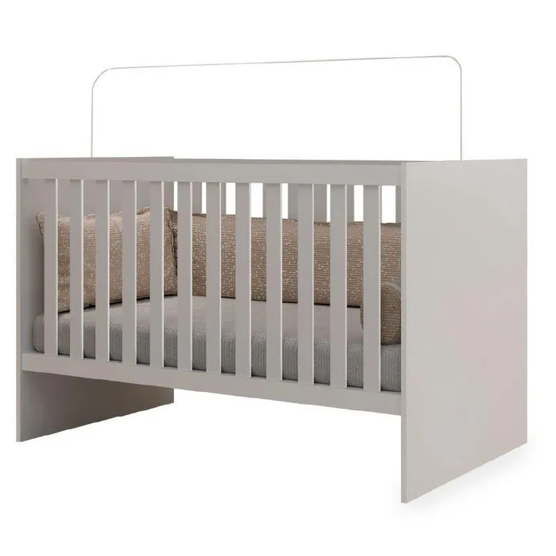 Berço Americano Mini Cama Para Quarto Bebê Giovana J&a Móveis Branco