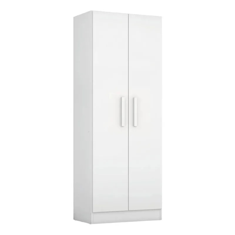 Guarda Roupas Multiuso Solteiro Organizador 4 Prateleiras Belém Notável Branco