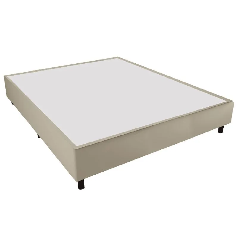 Cama Box Base Casal King 1,93m Suede Marsala