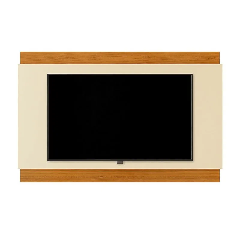 Painel Para TV Até 60 Polegadas 1,60m Legacy New Off White / Madeirado EDN