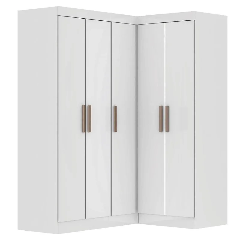 Quarto Modulado De Canto Madrid Com 5 Portas Maxel