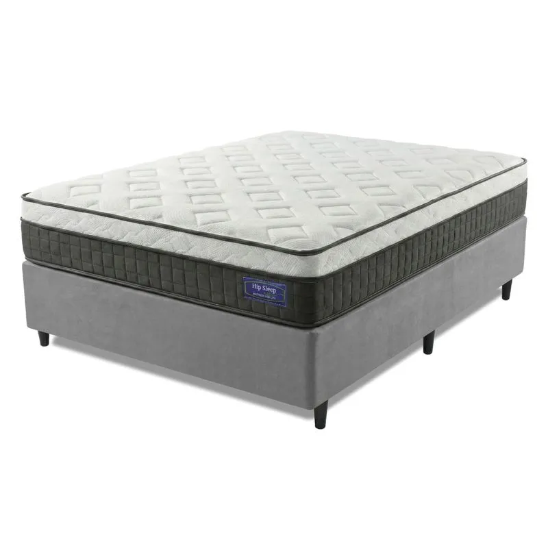 Cama Box Desmontável Colchão King Molas Ensacadas Euro In Atlantic 193x203x66cm