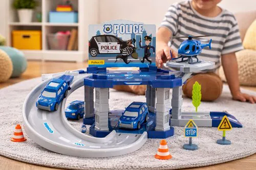 Brinquedo Pista Estação infantil 16 peças- Sortida