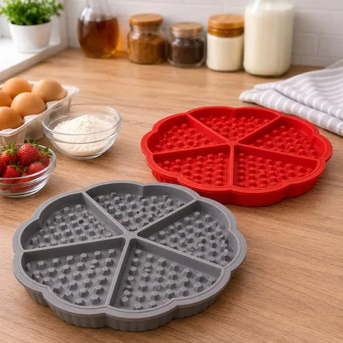 Forma de Silicone Waffle 5 divisórias / Sortido
