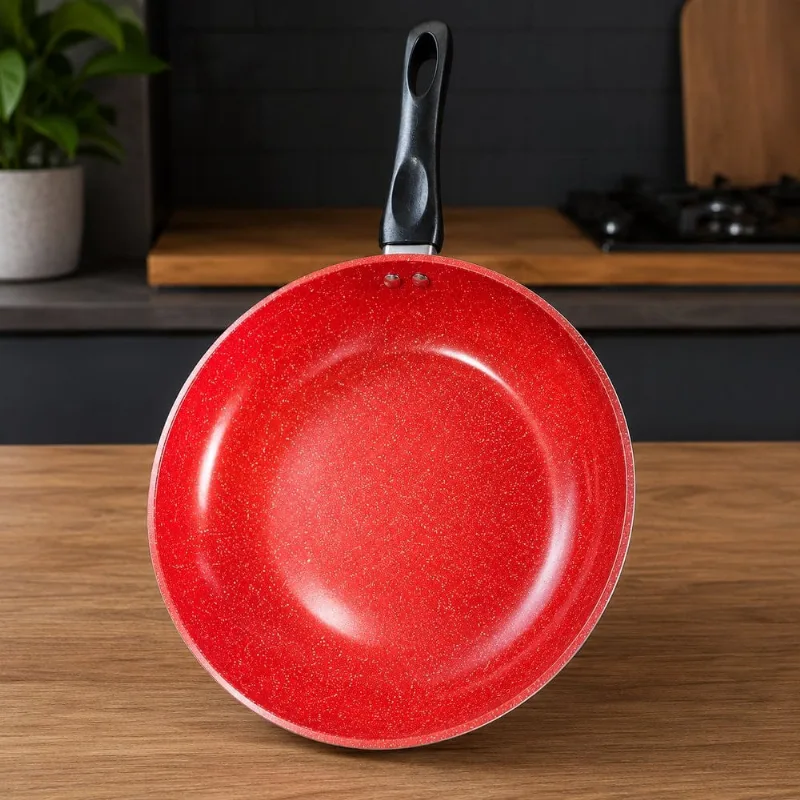 FRIGIDEIRA REVEST CERAM MAX CHEF BLACK RED 22cm