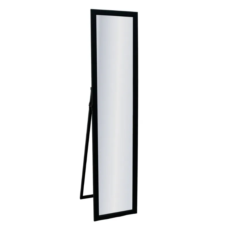 Espelho De Chão 37x157cm Com Moldura Euroquadros 4018 Preto