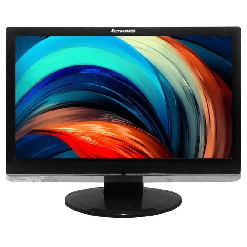 Usado: Monitor Lenovo D1960WA 19P Wide Base Fixa VGA/DVI - VOKE