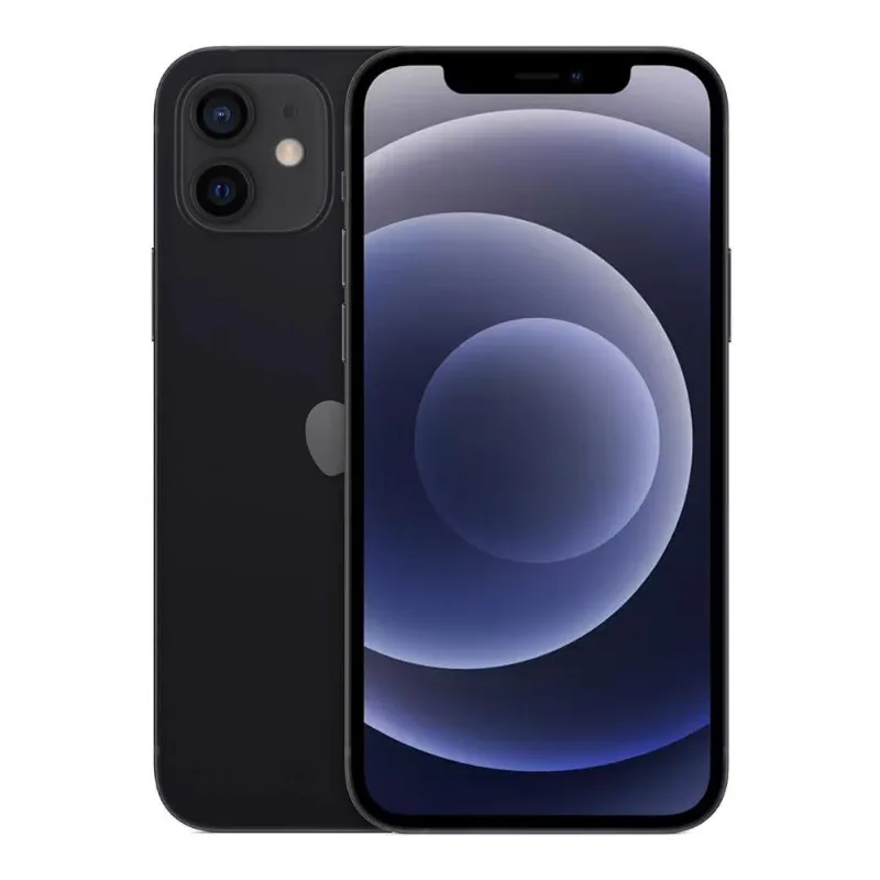 Usado: Apple iPhone 12 64GB 4GB Preto Meia-Noite iOS 5G - VOKE