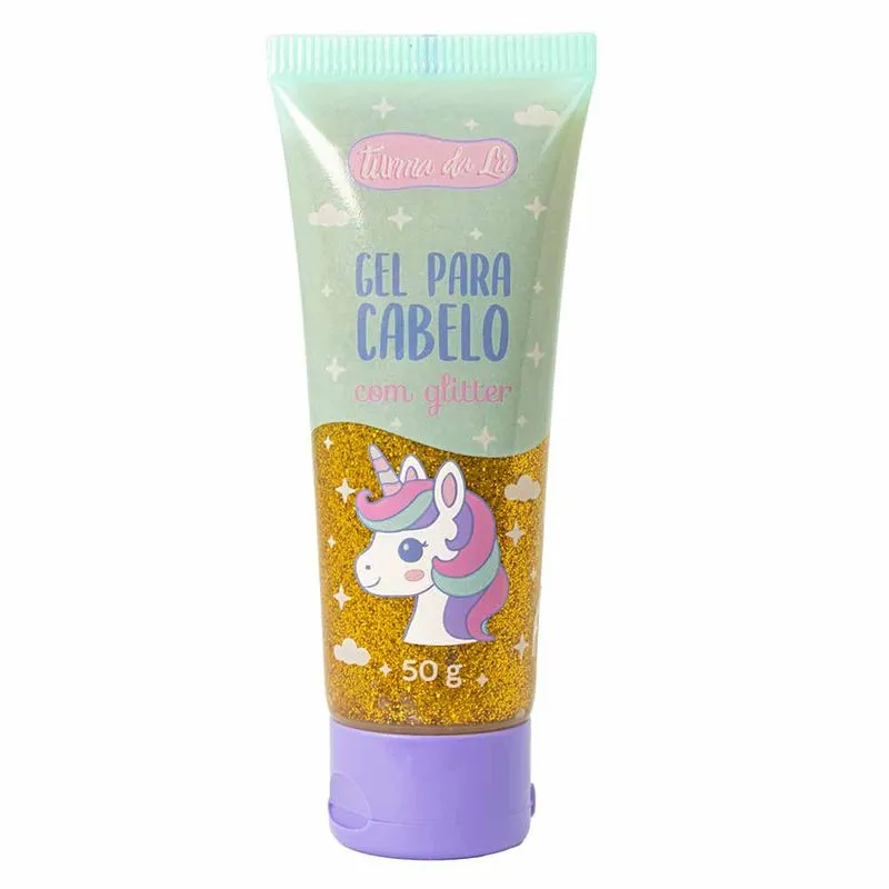Gel para Cabelo Turma da Lú Unicórnio 50g Brilho Real