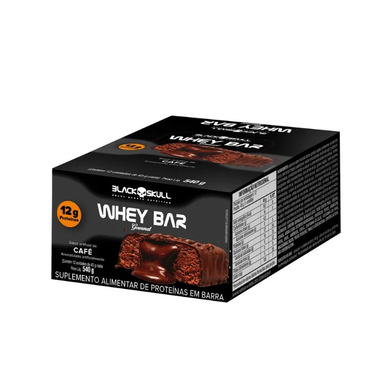 Barra de Proteína Whey Bar Gourmet Zero – Café