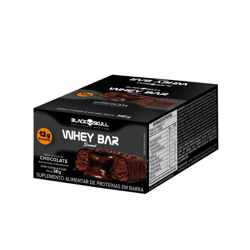Barra de Proteína Whey Bar Gourmet Zero – Chocolate