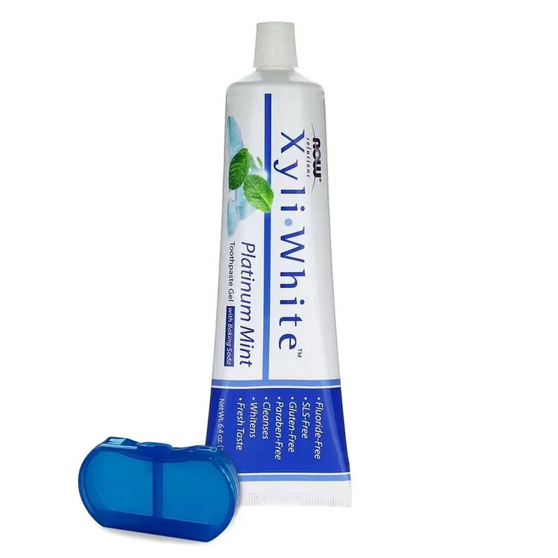 Gel Creme Dental XyliWhite Now Foods 181g Porta Cápsulas 177202201739