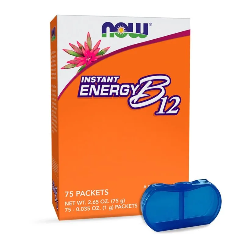 Complexo B-12 Now Foods Caixa com 75psc Porta Cápsulas