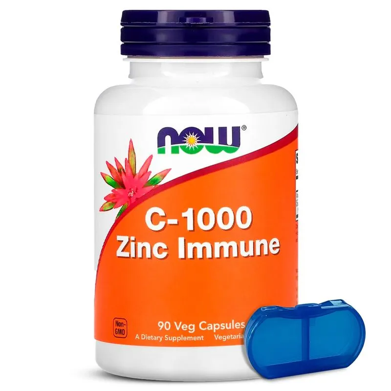 Vitamina C-1000 Zinco Immune Now Foods 90 Cáps Importado