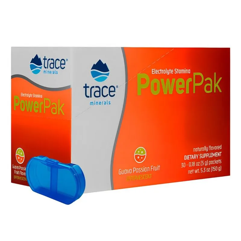 Trace Minerals Eletrólito Stamina Power Pak com 30 Schês