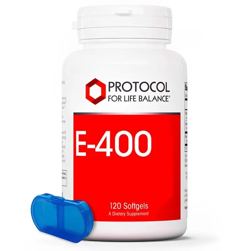 Vitamina E-400 + Selênio 100mcg Protocol 120Soft Importado