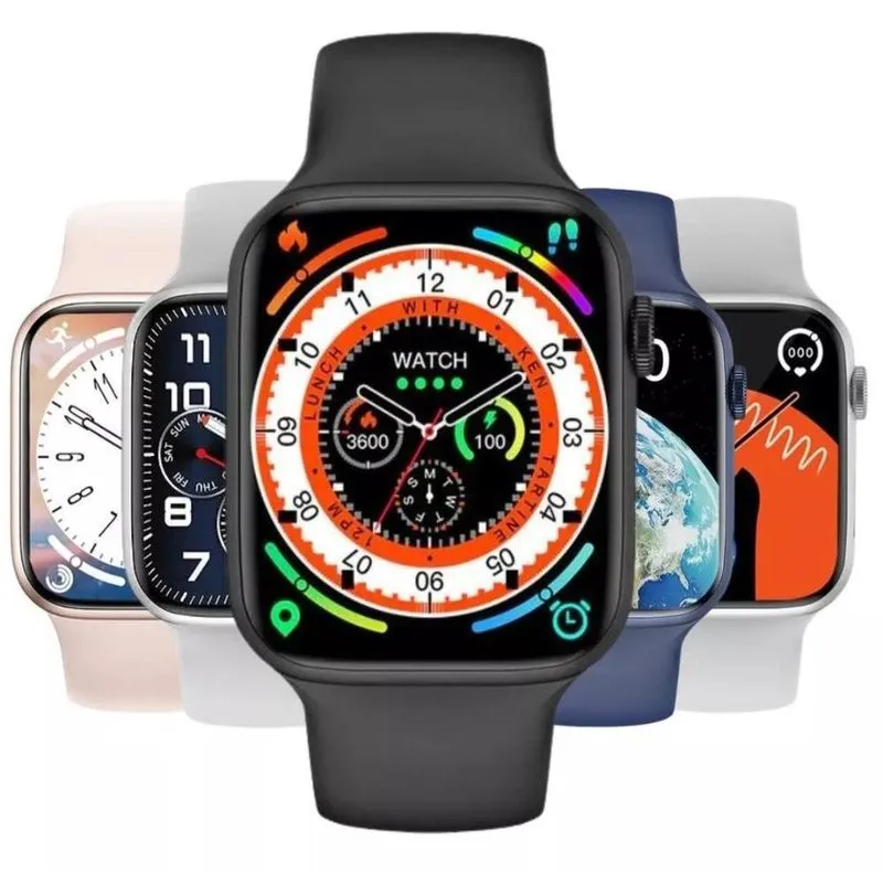 Relógio Digital Smartwatch Watch 8 Pro Tamanho 45mm Preto